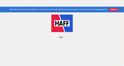 Desktop Screenshot of haff.de
