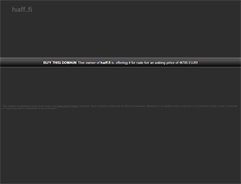 Tablet Screenshot of haff.fi